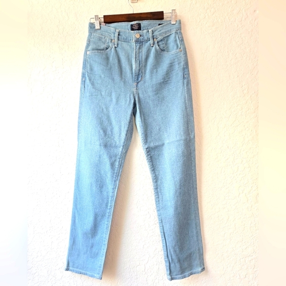 Citizens of Humanity High Rise Cigarette Ankle Light Wash Jeans Size 27 - Picture 2 of 16